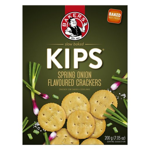 Bakers Kips Spring Onion Flavoured